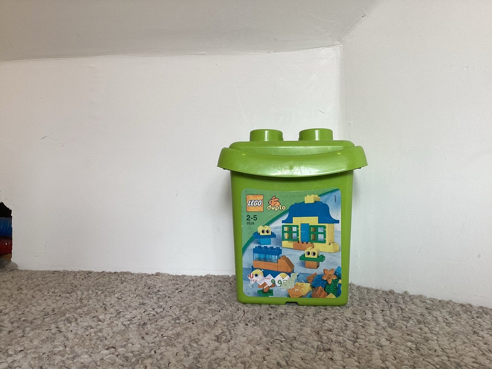 Duplo basisstenen in handige opbergbox (set 5538), Ophalen of Verzenden, Gebruikt, Losse stenen, Duplo