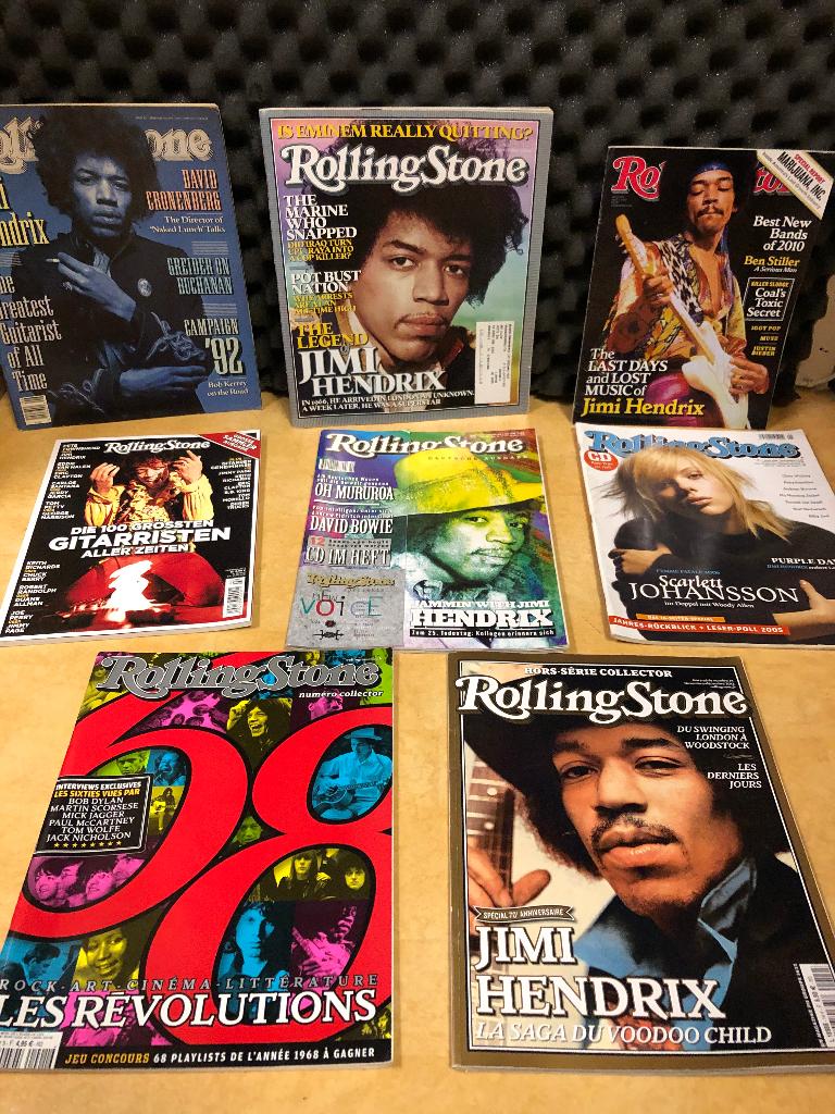 Rolling Stone FR/DE Jimi Hendrix Scarlett Johansson CD, Boeken, Ophalen of Verzenden, Zo goed als nieuw, Algemeen