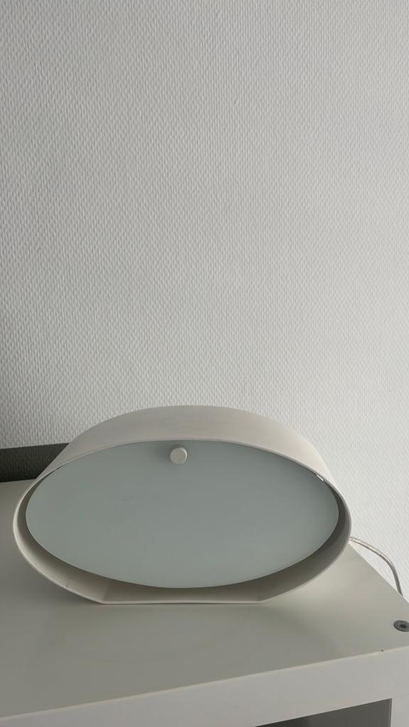 Philips lamp Cardijn wit metaal met glasplaten, Ophalen, Modern, Minder dan 50 cm, Glas
