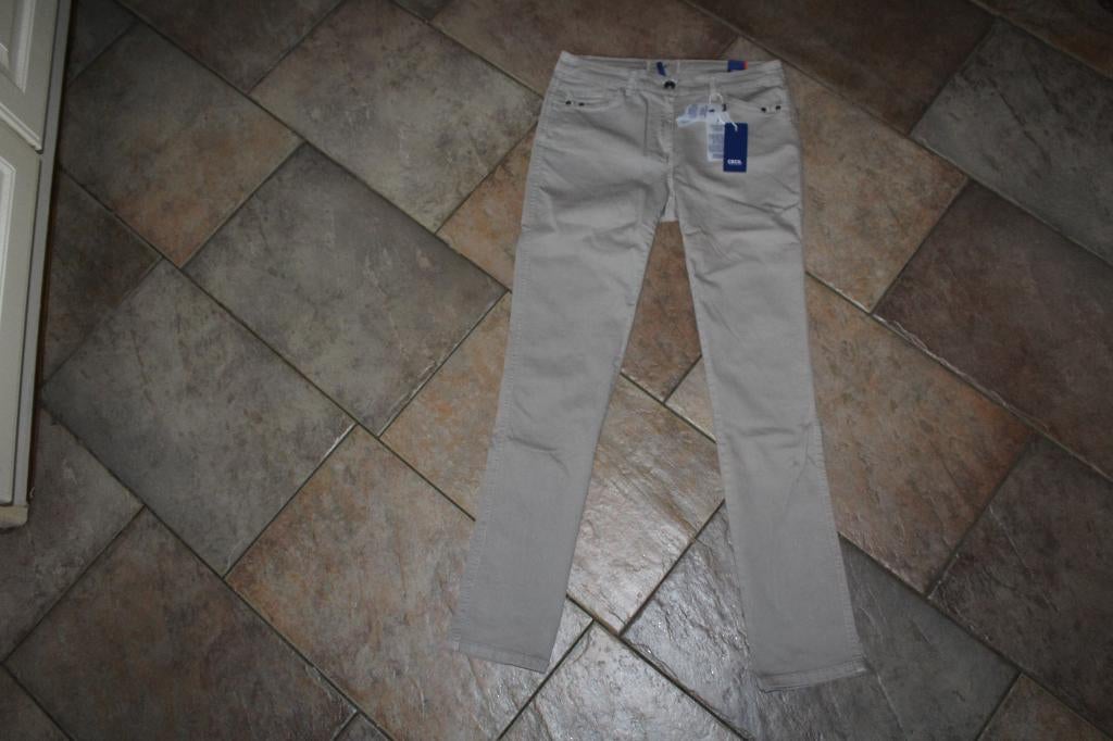 Cecil Janet vlotte stretch broek mt 30/32 KOOPJE, Maat 38/40 (M), Verzenden, ., Beige