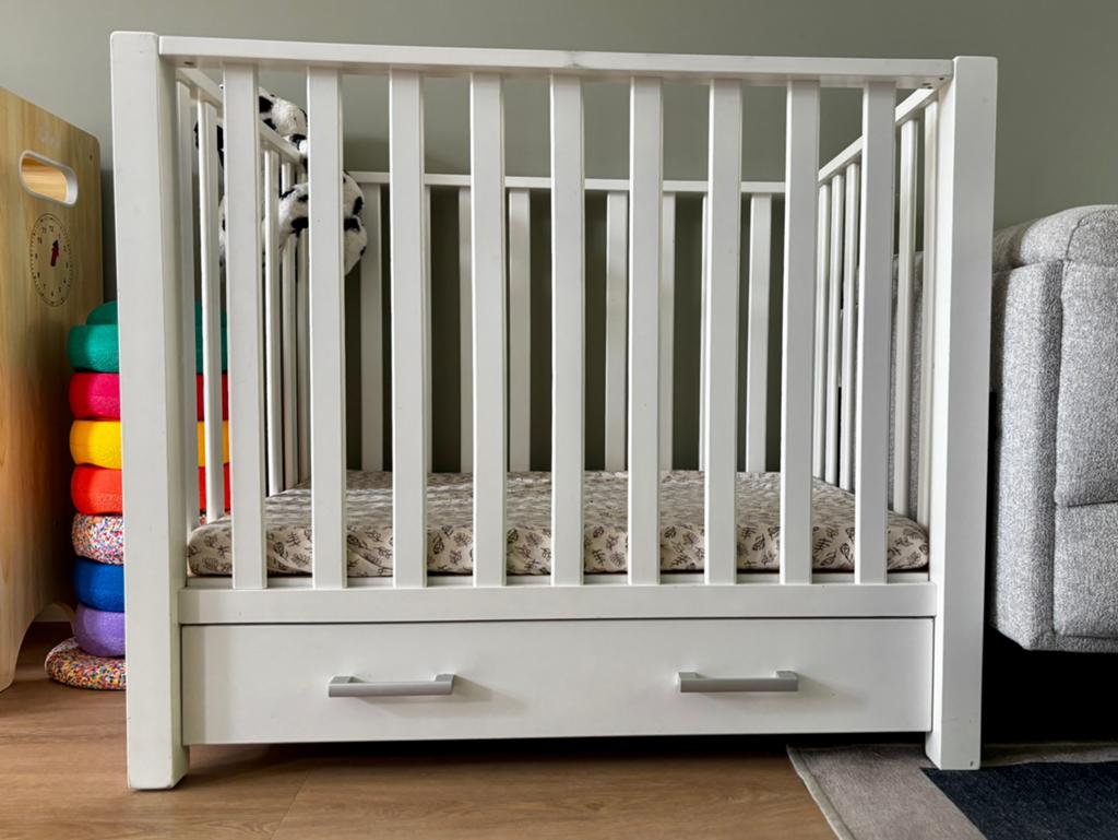 Witte houten box - vandaag ophalen = 10 euro, Kinderen en Baby's, Boxen, Ophalen, Zo goed als nieuw, Lade