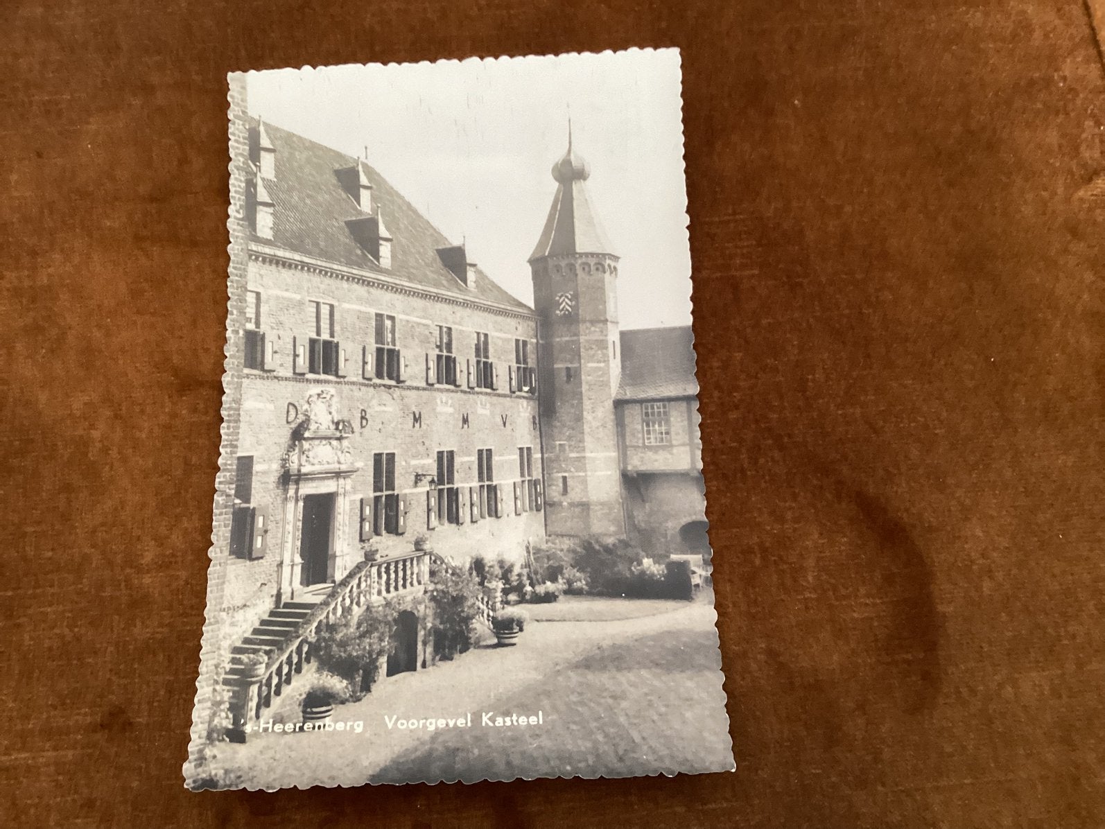 ‘s Heerenberg. Voorgevel kasteel, Ophalen of Verzenden, 1940 tot 1960, Gelopen, Gelderland