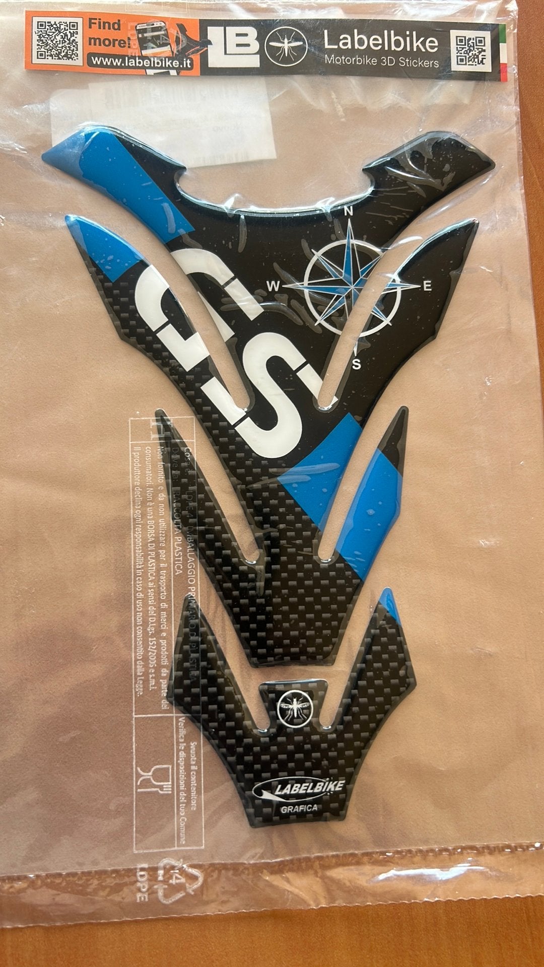 BMW GS tankpad, Ophalen