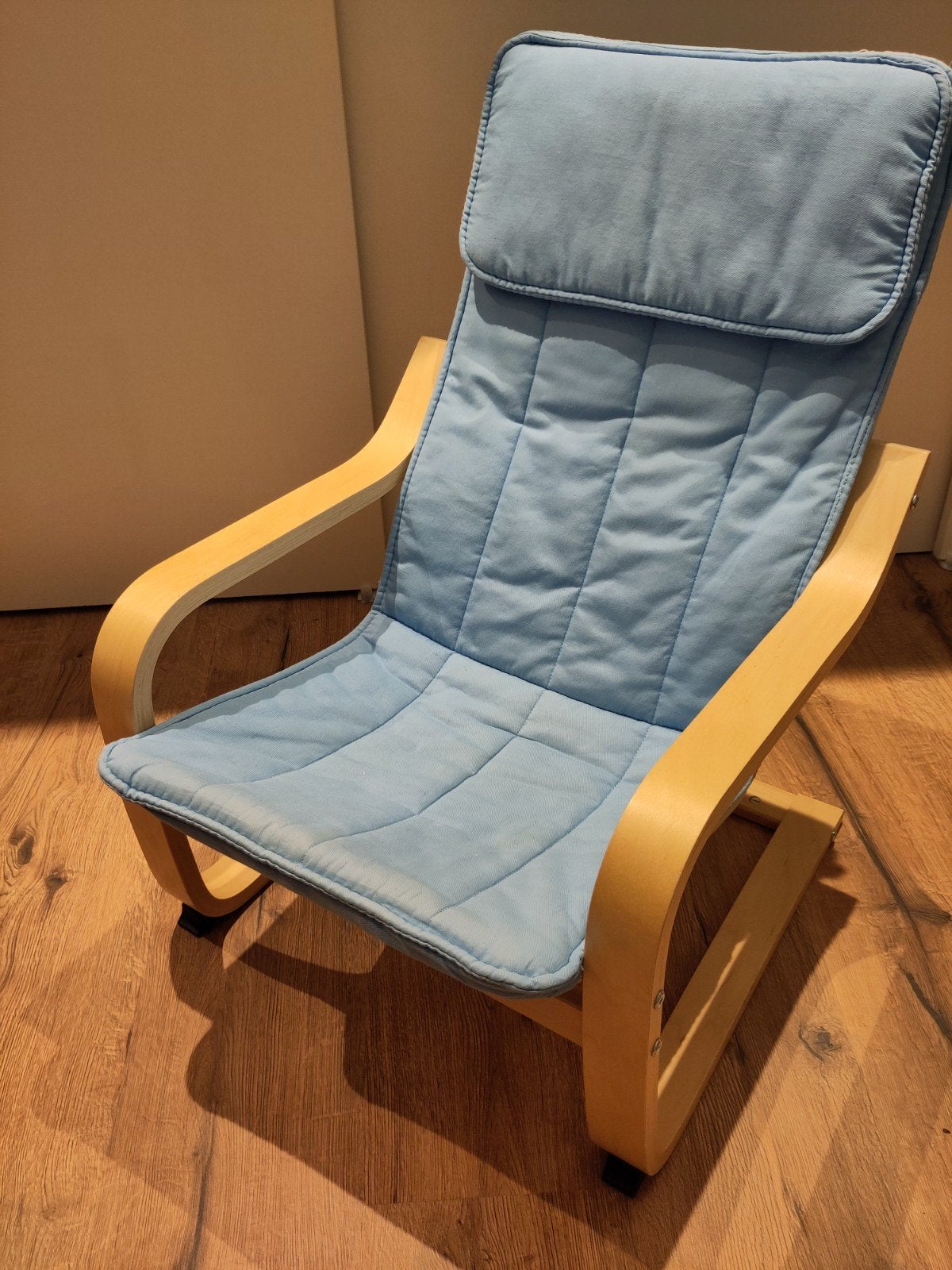 kinderstoel IKEA POANG, blauw, Ophalen, Gebruikt, Blauw, Eén