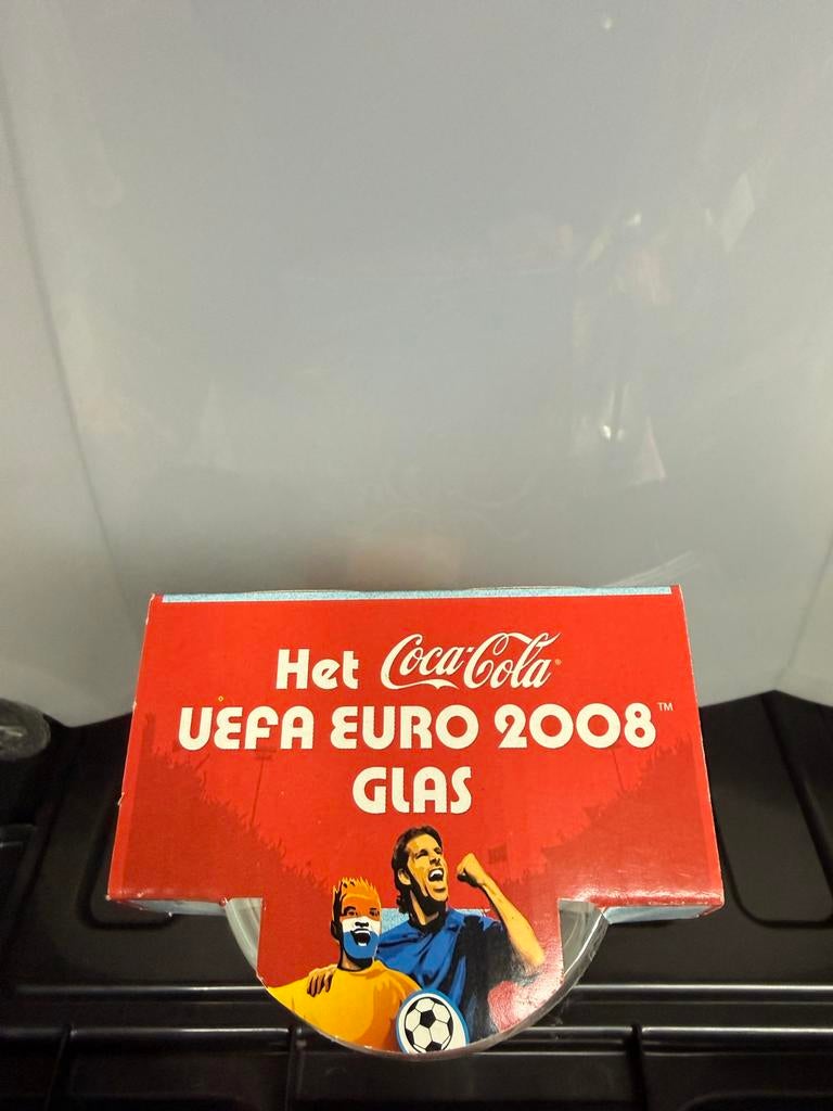 Coca-Cola UEFA EURO 2008 Glas - Collectors Item, Ophalen of Verzenden, Nieuw, Frisdrankglas