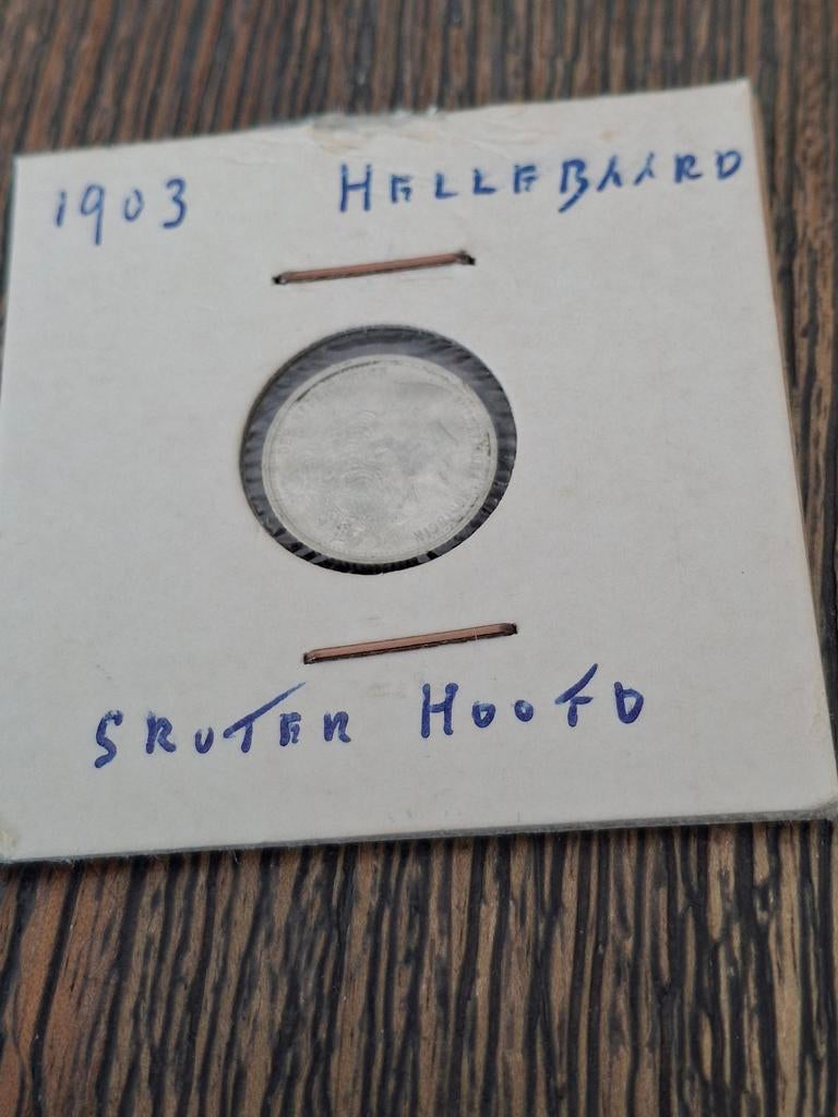 Zilveren 10 cent munt uit 1903 - Koningin Wilhelmina, Zilver, Ophalen of Verzenden, 10 cent, Koningin Wilhelmina