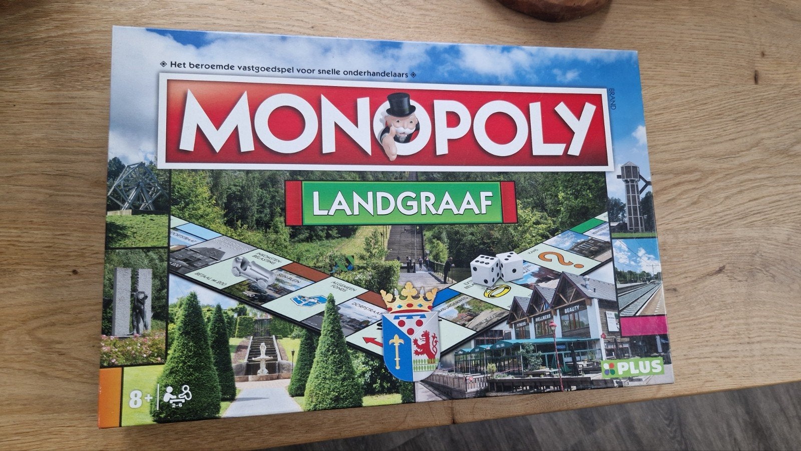 Monopoly Landgraaf, Een of twee spelers, Ophalen of Verzenden, Gebruikt, Hasbro