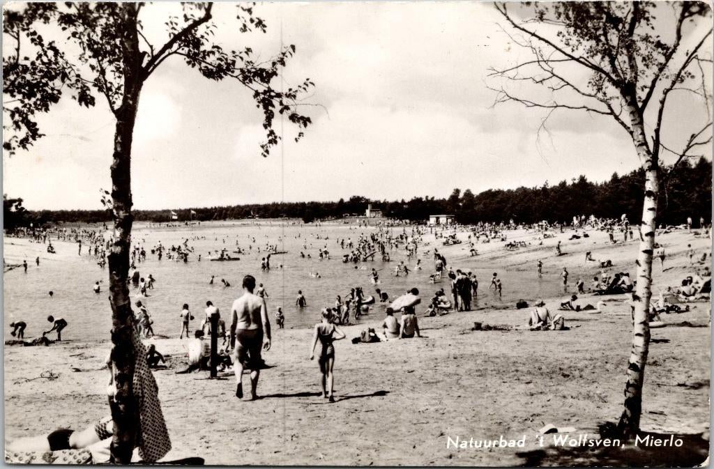 Mierlo - Natuurbad 't Wolfsven (1966), Verzenden, 1960 tot 1980, Gelopen, Noord-Brabant