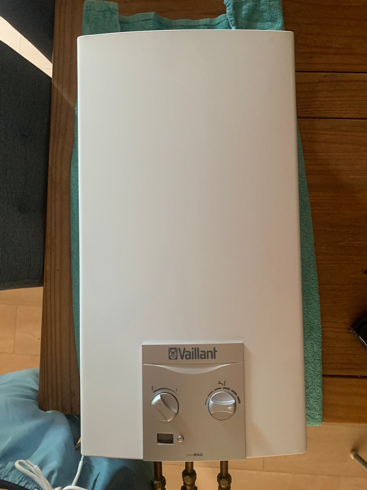 Vaillant atmo MAG (op batterij en propaangas(fles), Doe-het-zelf en Verbouw, Geisers en Boilers, Gebruikt, Geiser, Propaan of Butaan