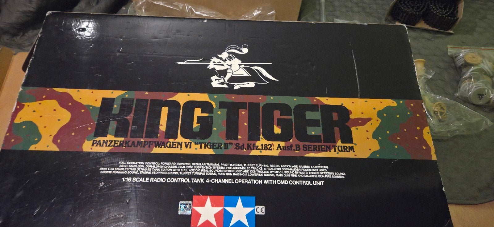 Tamiya King Tiger 1:16 - Diverse onderdelen, Ophalen, Gebruikt, Tank, Groter dan 1:32