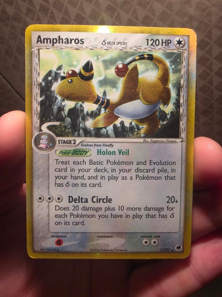 Ampharos δ Delta Species (DF 1)
EX Dragon Frontiers, Ophalen of Verzenden, Zo goed als nieuw