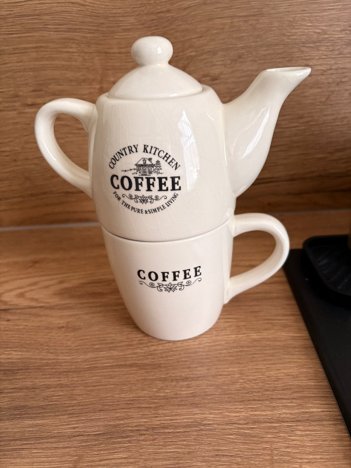 Eenpersoons koffie setje, Overige merken, Ophalen of Verzenden, Zo goed als nieuw, Overige stijlen