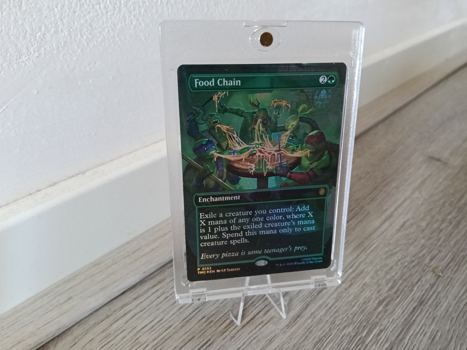 TMNT TCG Magic Turtles Foil Divers Pizza Cards, Hobby en Vrije tijd, Verzamelkaartspellen | Magic the Gathering, Ophalen of Verzenden