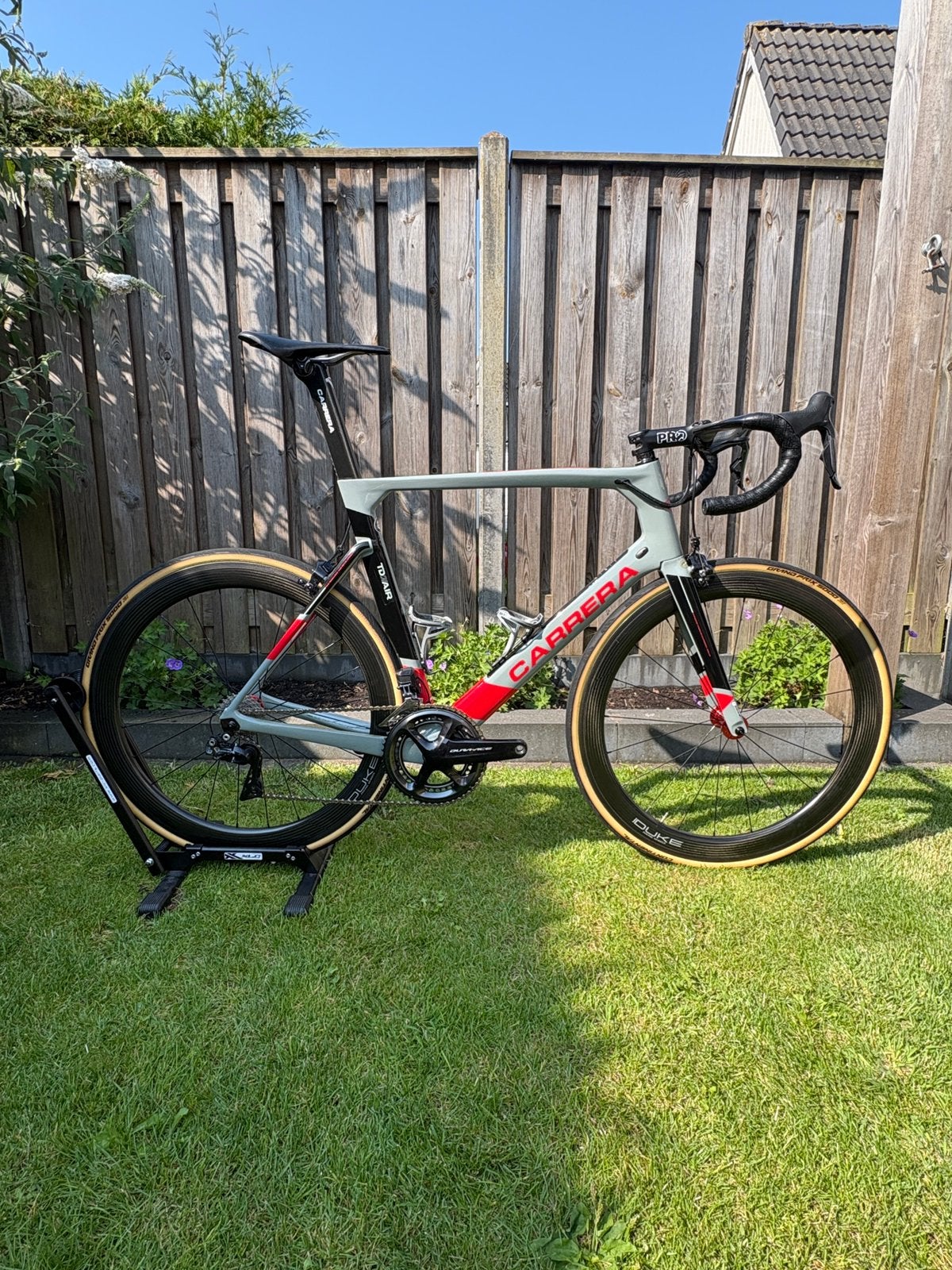 Carrera TD01 AIR Racefiets Carbon XL(58) - Dura Ace Di2, Carbon, Zo goed als nieuw, 57 tot 61 cm, Meer dan 20 versnellingen