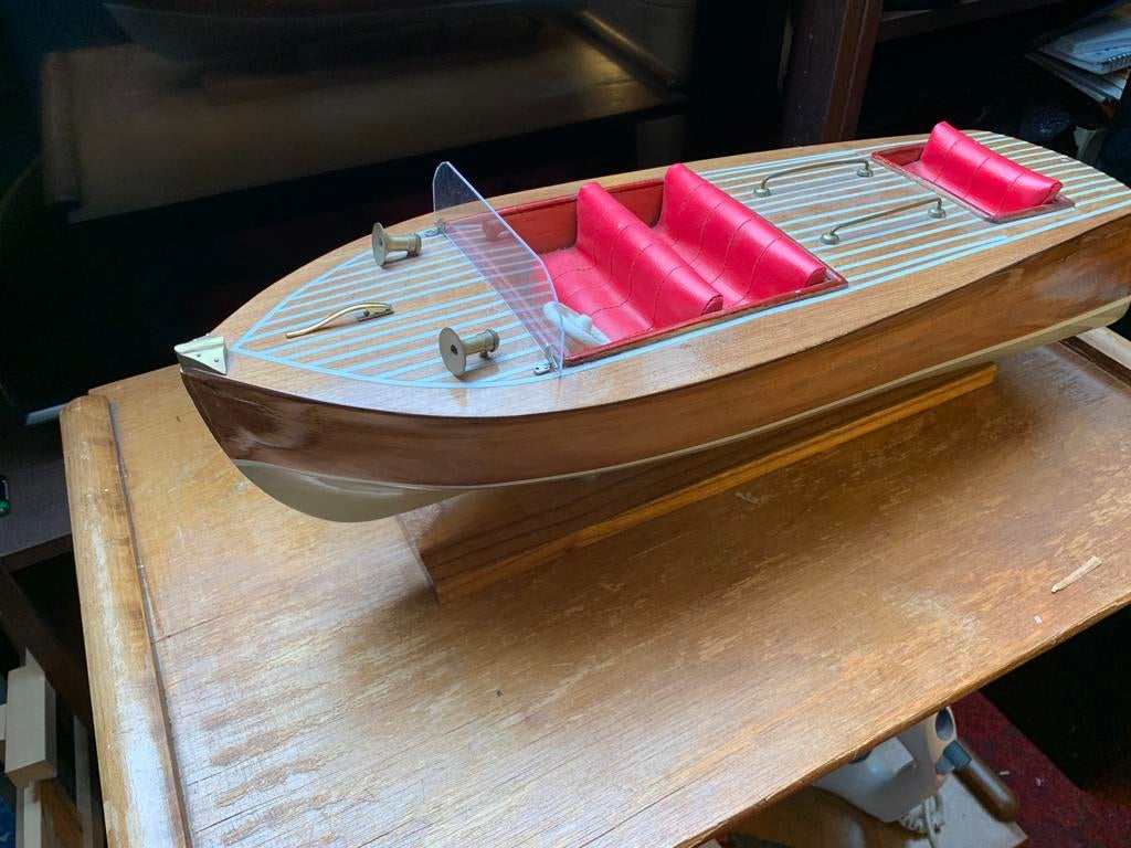 Chris Craft Runabout modelboot, Ophalen of Verzenden, Zo goed als nieuw