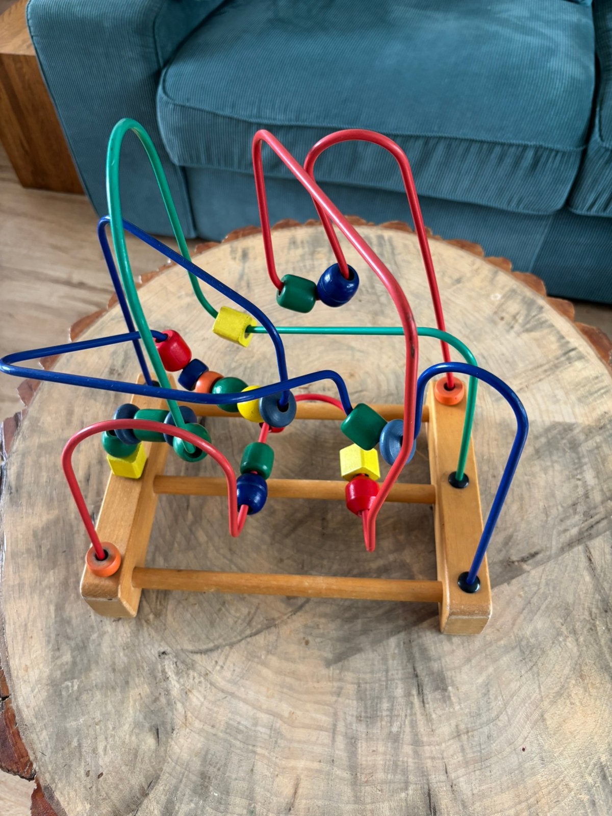 Ikea Houten Kralen spiraal, Kinderen en Baby's, Speelgoed | Houten speelgoed, Ophalen of Verzenden, Zo goed als nieuw, Overige typen