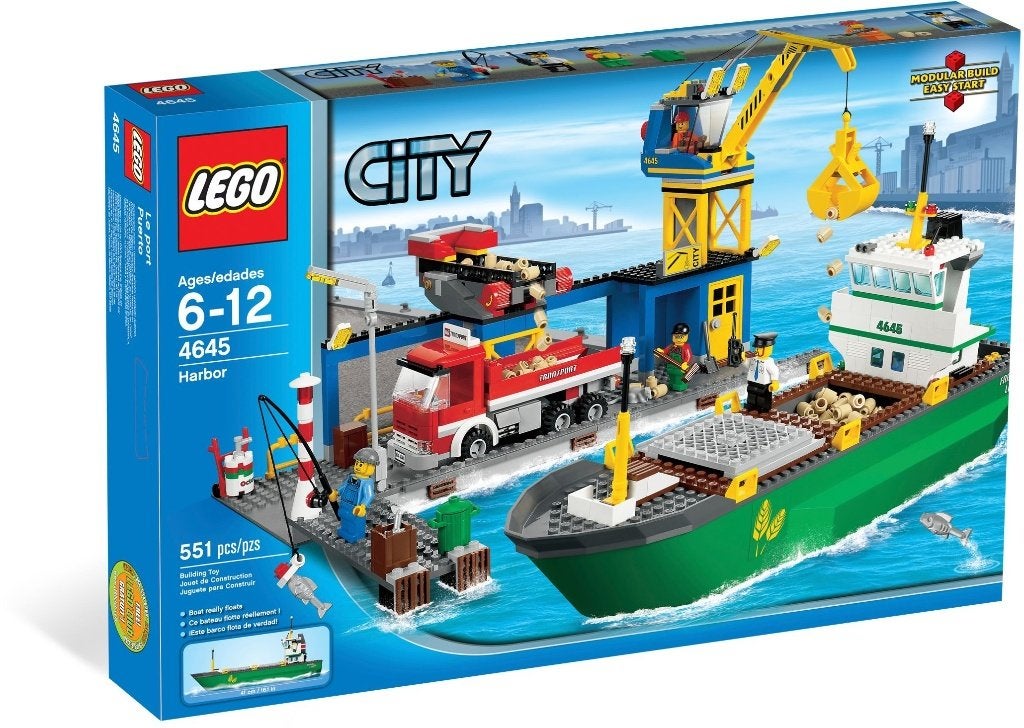 4645 - City: Harbour, Hello@support.lego.com, Lego, Nieuw, Ophalen of Verzenden