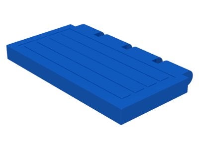 Lego Blue Hinge Train Gate 2 x 4, Gebruikt, Overige thema's, Lego, Ophalen of Verzenden