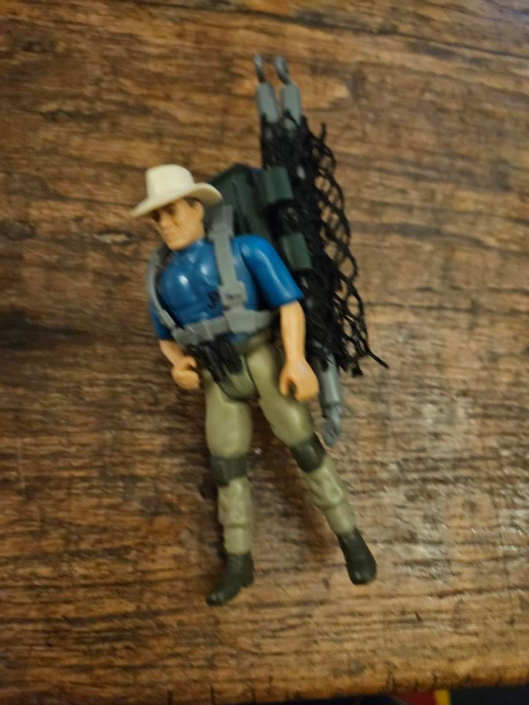 Jurassic Park Dr. Alan Grant Actiefiguur - Kenner 1993, Kinderen en Baby's, Speelgoed | Actiefiguren, Ophalen of Verzenden, Zo goed als nieuw