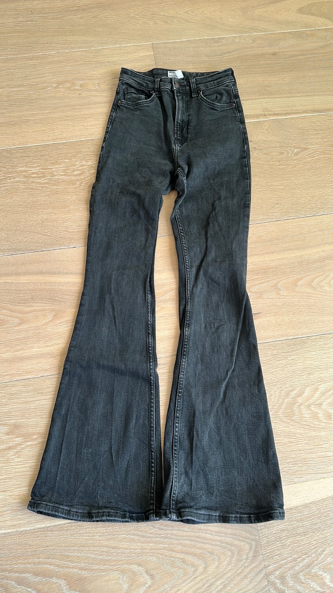 Flare jeans maat 34, Ophalen of Verzenden, Gedragen, Zwart, W27 (confectie 34) of kleiner