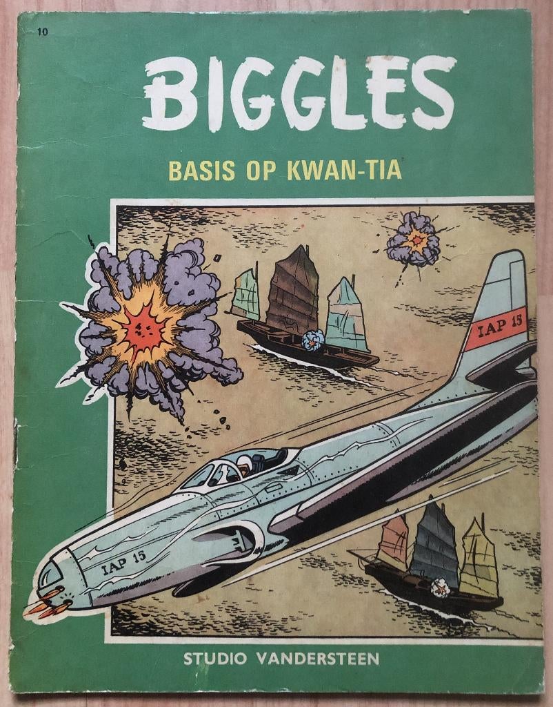 STUDIO VANDERSTEEN - BIGGLES - BASIS OP KWAN-TIA - 1967, Eén stripboek, Ophalen of Verzenden, Zo goed als nieuw, Willy Vandersteen