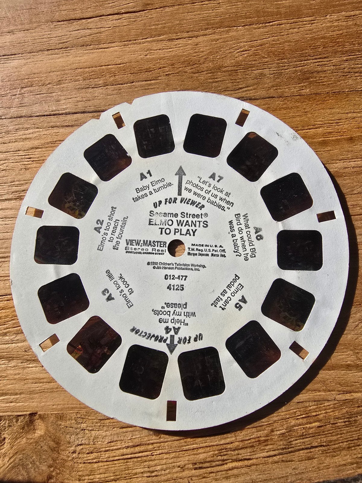 viewmaster Sesamstraat schijven, Ophalen of Verzenden, Zo goed als nieuw