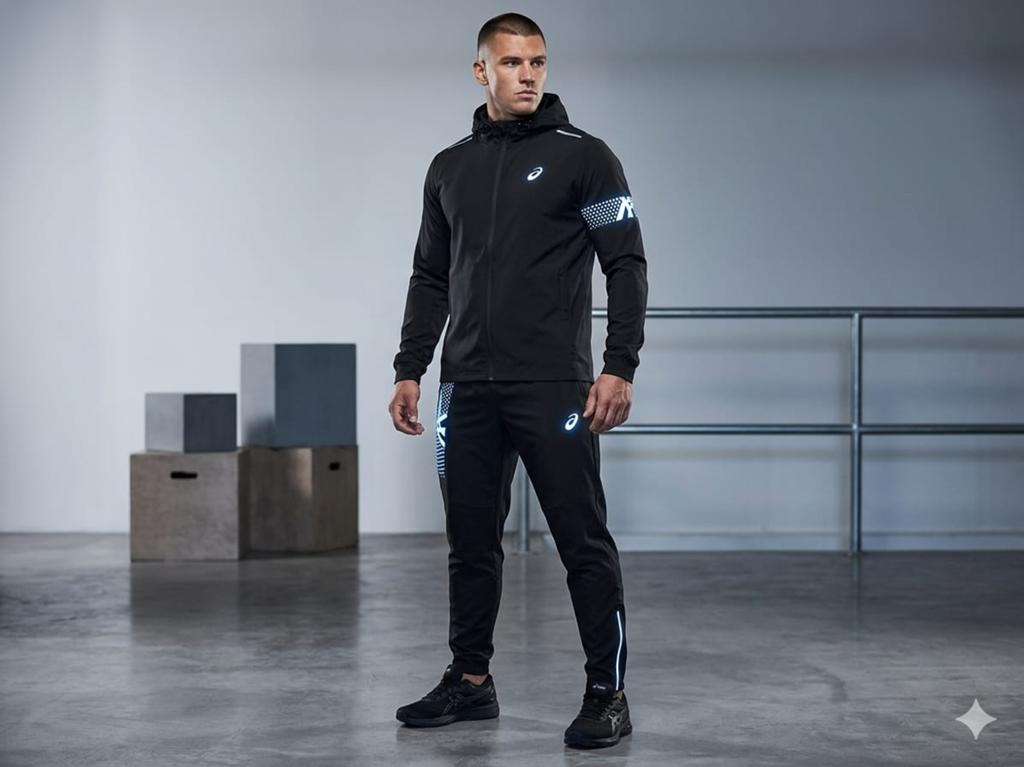 Asics Icon trainingspak zwart, Eén persoon, Augustus
