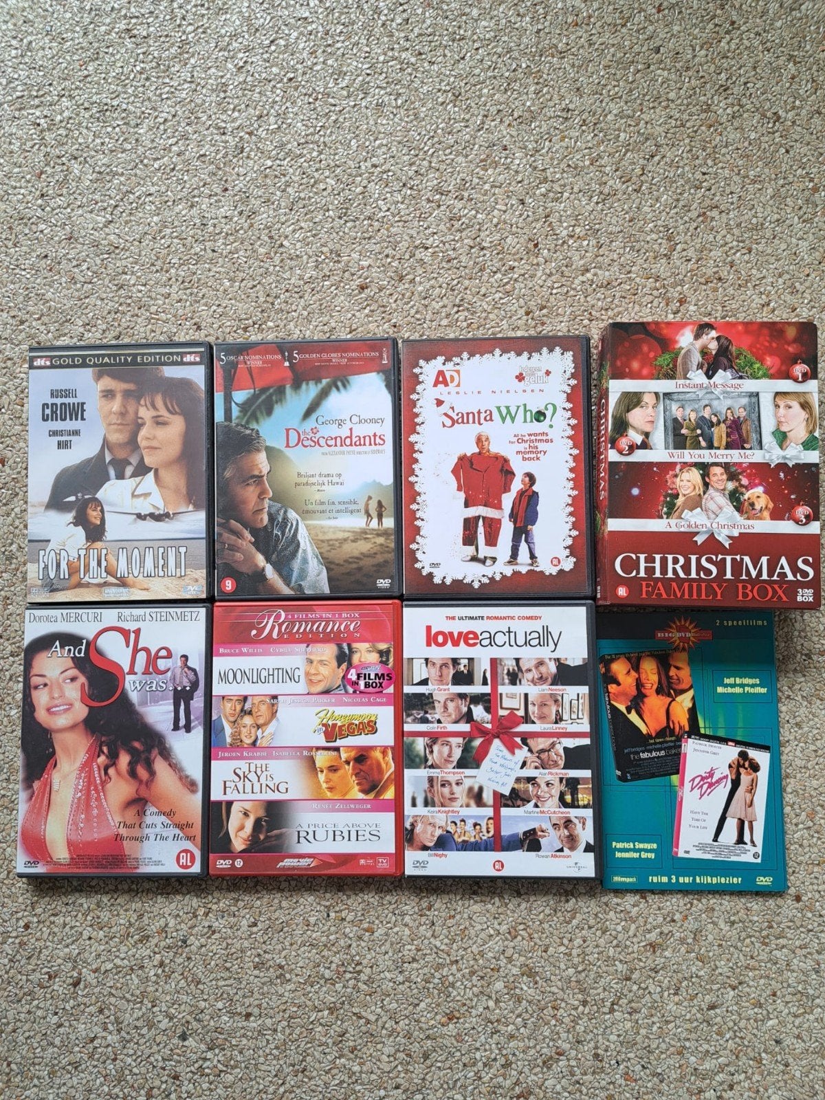 Diverse DVD Collectie: Romantiek, Kerst & Meer (8 films), Alle leeftijden, Nederlands, Ophalen of Verzenden, Inclusief doosje