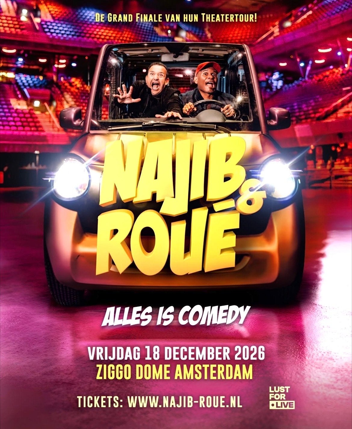 najip &roue commdy, Tickets en Kaartjes, Eén persoon