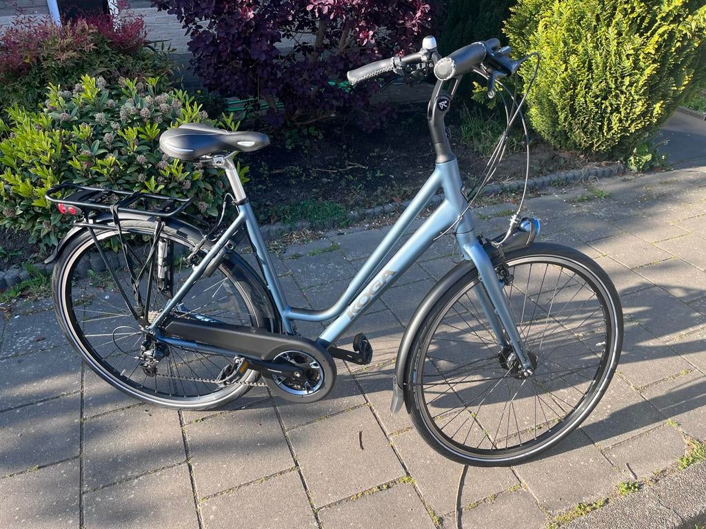 Koga damesfiets, 27 versnellingen. 53 cm framehoogte, Ophalen, 28 inch, 53 tot 56 cm, Velgrem
