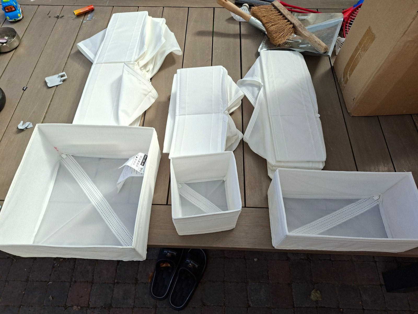 mandjes van de ikea, Ophalen, Zo goed als nieuw, Rechthoekig, Riet