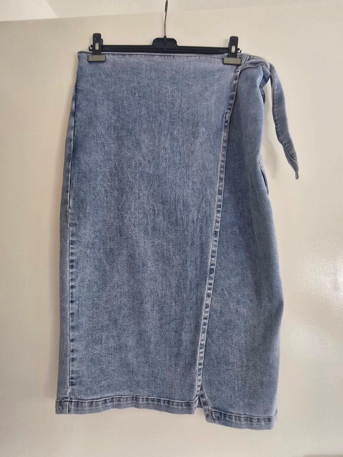 SHOEBY by Fred wikkelrok spijkerrok maat XL, Kleding | Dames, Rokken, Maat 46/48 (XL) of groter, Zo goed als nieuw, Shoeby by Fred