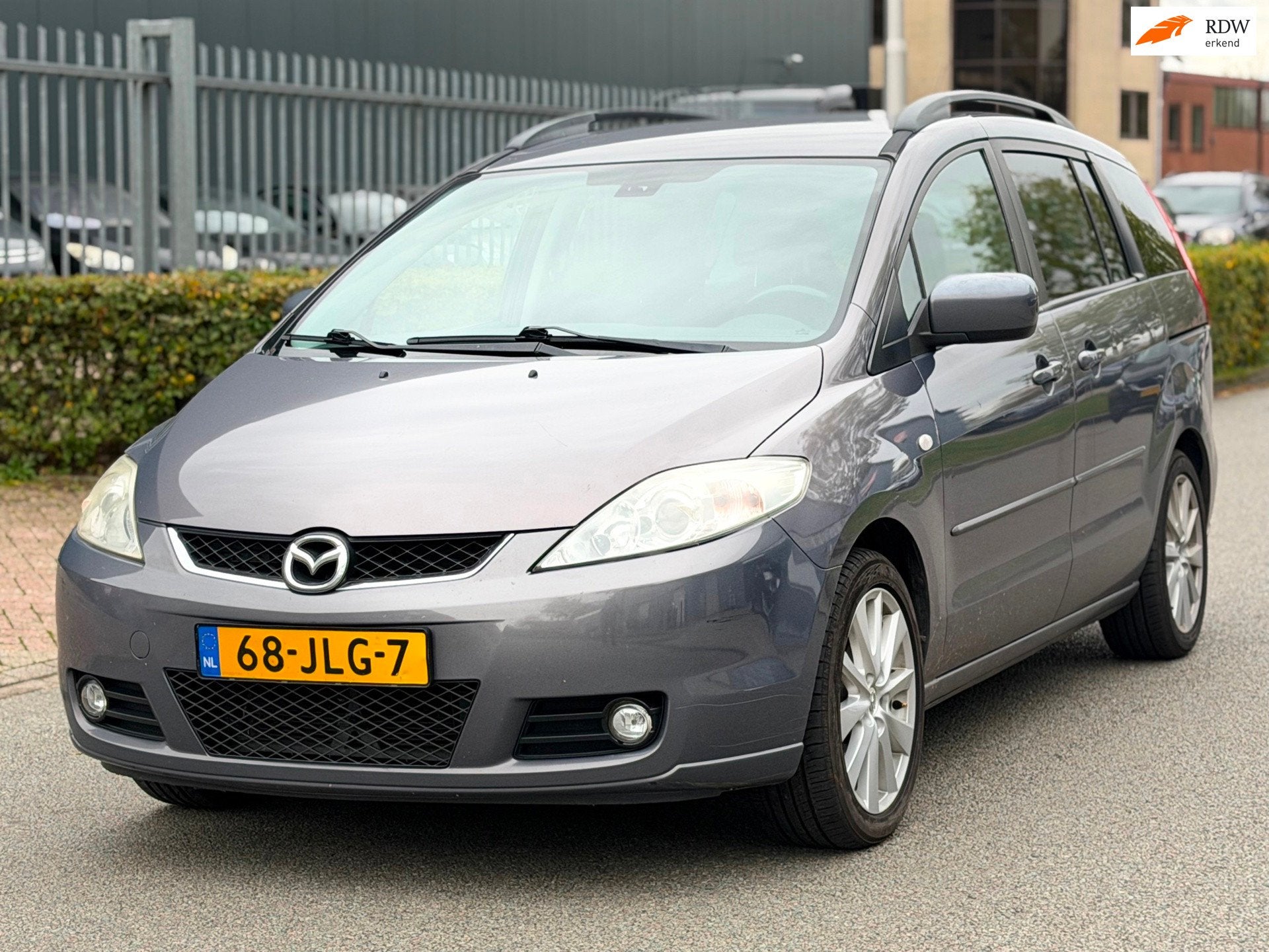 Mazda 5 1.8 S 7-PERSOONS AIRCO/CRUISE/ANDROID | INRUILKOOPJE, Auto's, Verwarmde buitenspiegels, Stof, Gebruikt, 4 cilinders