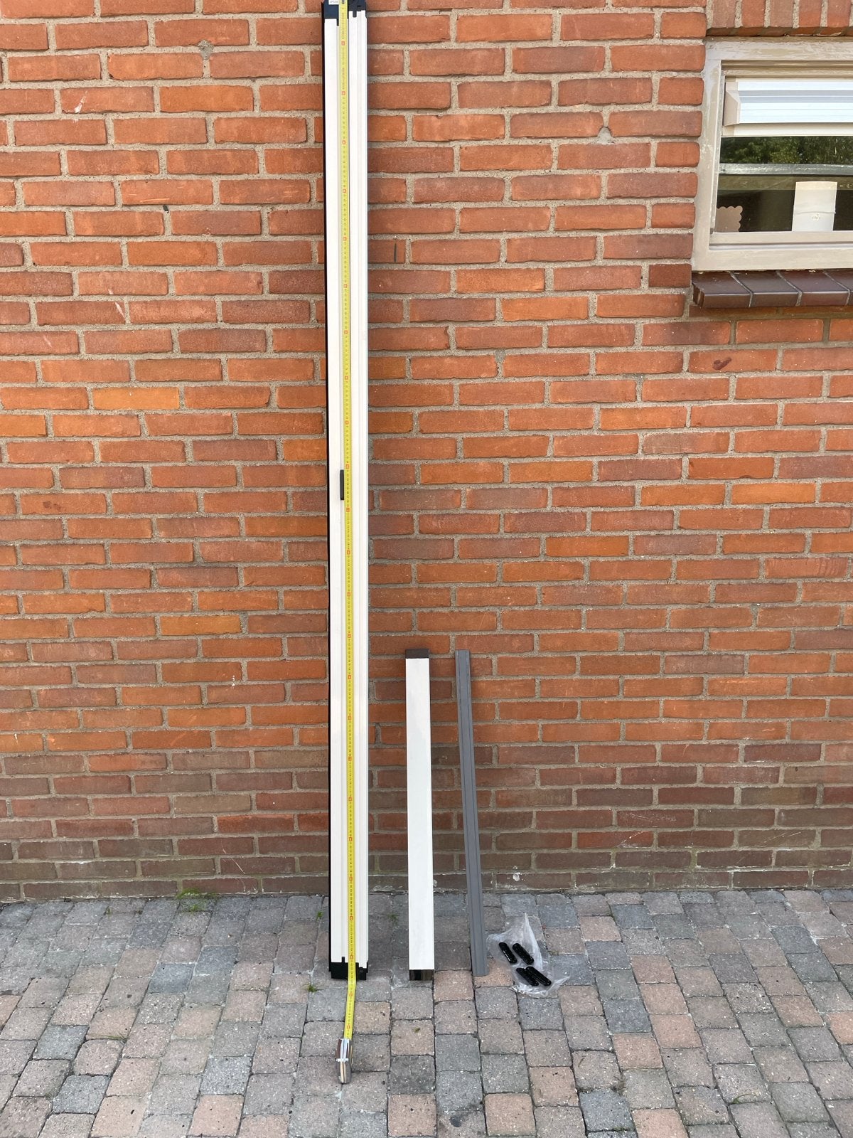 Hordeur wit 226 cm hoog, 80 cm breed, Doe-het-zelf en Verbouw, Deuren en Horren, Ophalen, Kunststof, 80 tot 100 cm, 215 cm of meer