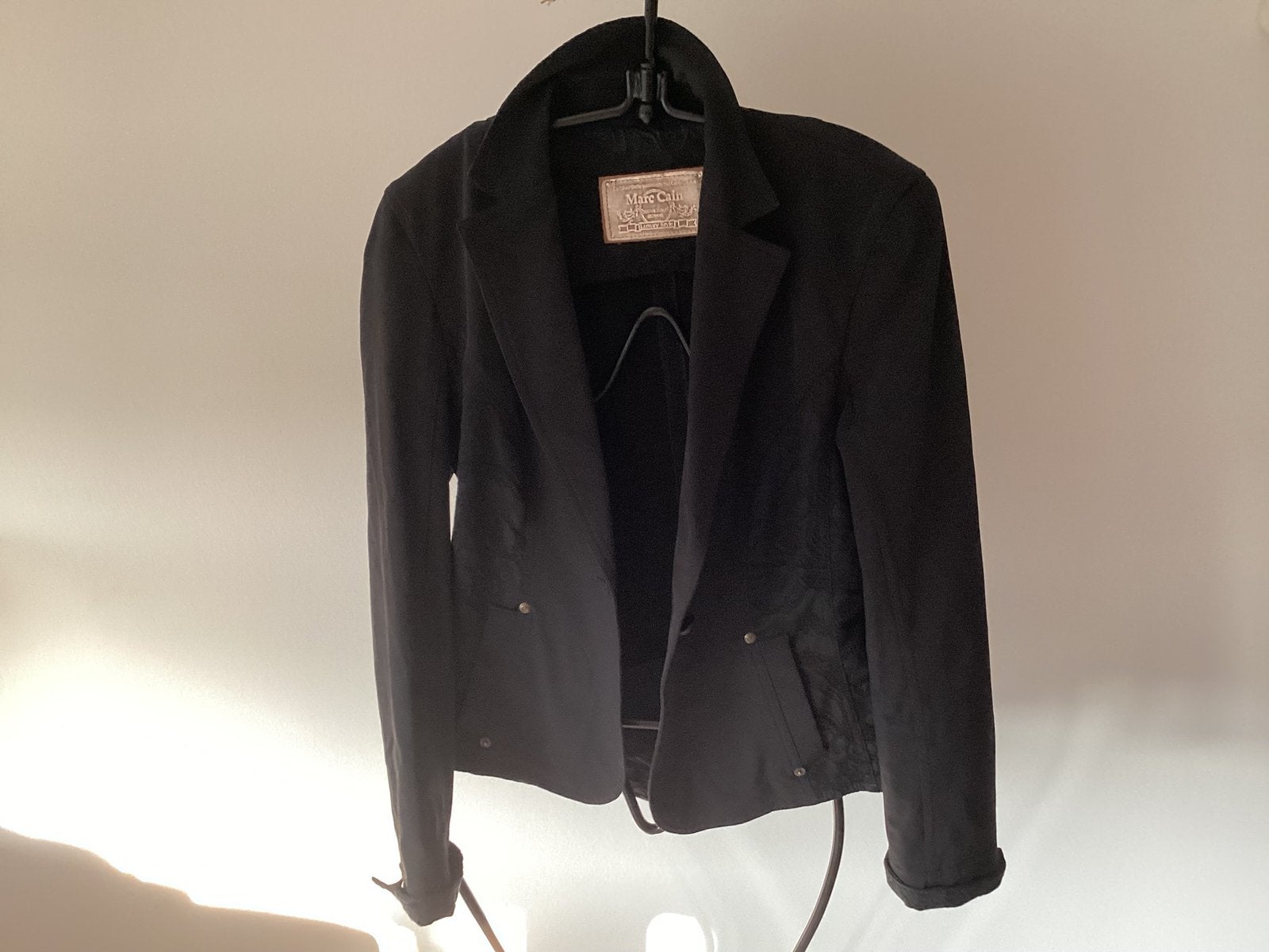 zwart damesjasje van Marcain mt 38/40 met kanten accenten, Ophalen of Verzenden, Zo goed als nieuw, Maat 38/40 (M), Zwart
