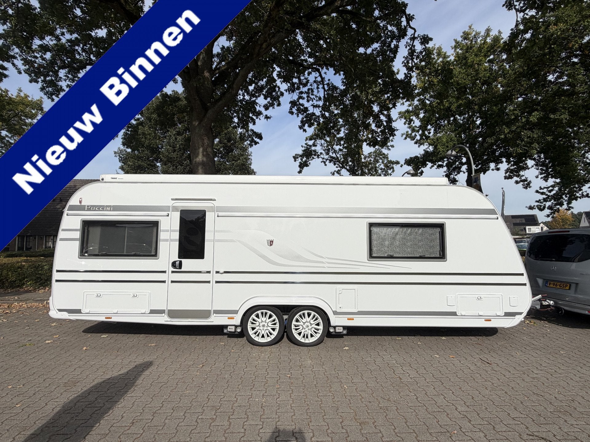Tabbert Puccini 685 DF Queensbed,mover,luifel,aircotv,alarm, Oven, Vast bed, Rondzit, Tabbert