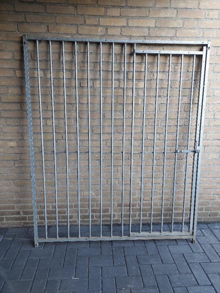 kennelpaneel met poort, Dieren en Toebehoren, Hondenhokken, Ophalen, Gebruikt, 110 cm of meer, Minder dan 65 cm