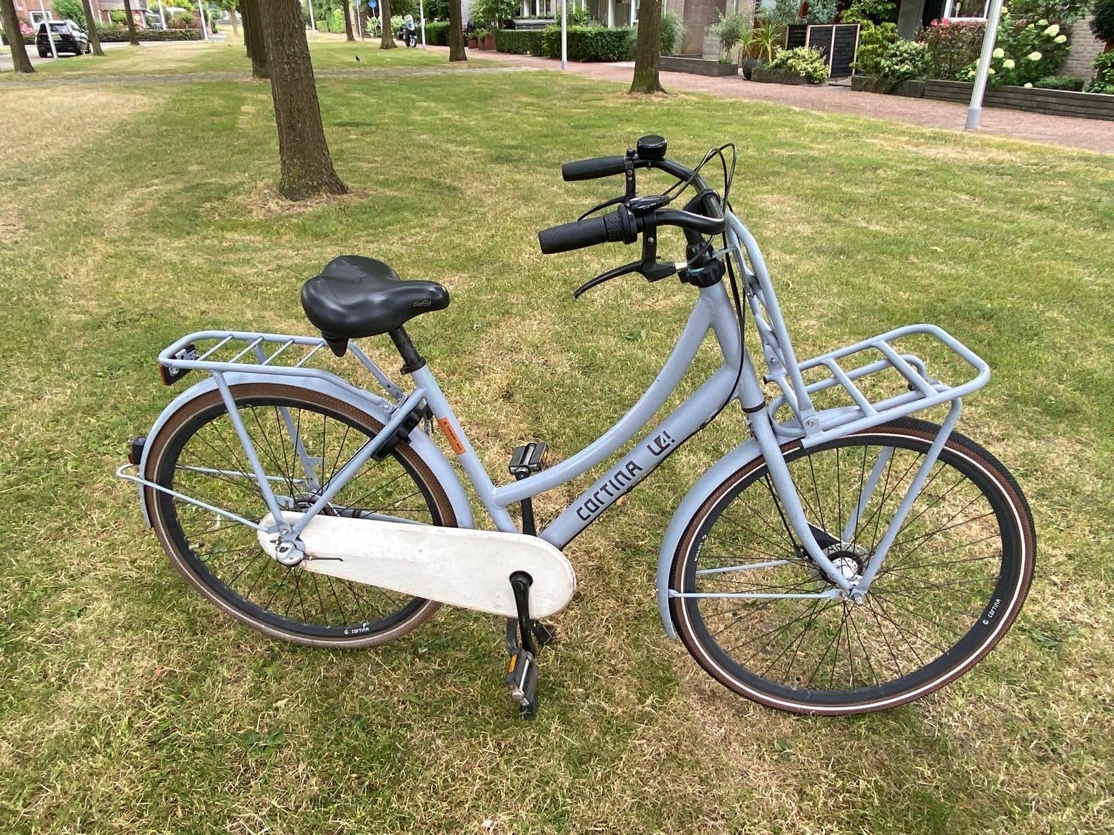 Cortina U4 Transportfiets Dames - Framemaat 43, Fietsen en Brommers, Gebruikt, Velgrem, Versnellingen, Minder dan 47 cm