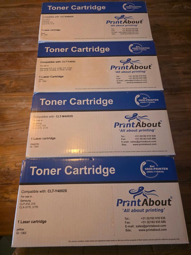 Toner Cartridge Samsung CLP-310, 315, CLX-3170, 3175, Ophalen