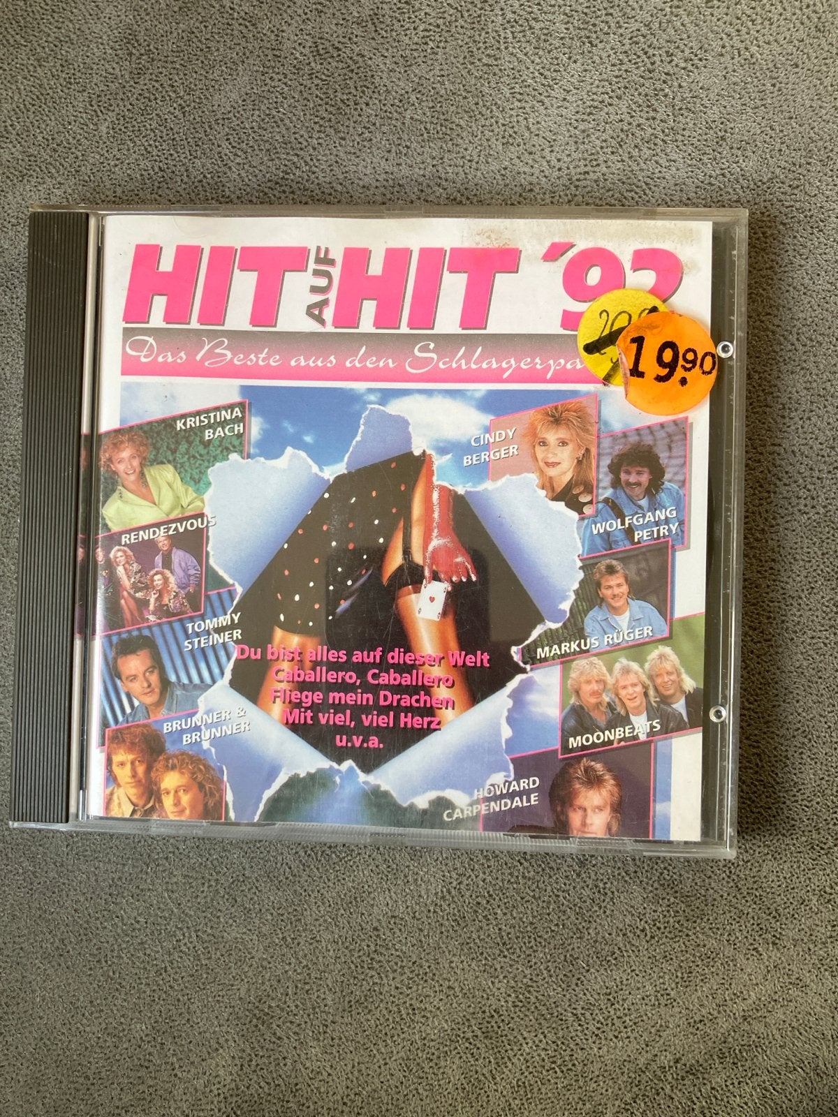 Hit auf Hit '92 - Het Beste uit de Schlagerparades CD, Ophalen of Verzenden, Gebruikt, Verzamelalbum, Schlager