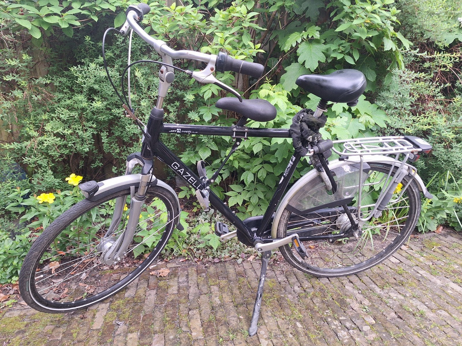 Gazelle Paris Plus Herenfiets - Zwart, Gebruikt, Fietsen en Brommers, Fietsen | Heren | Herenfietsen, Ophalen, Gebruikt, Gazelle