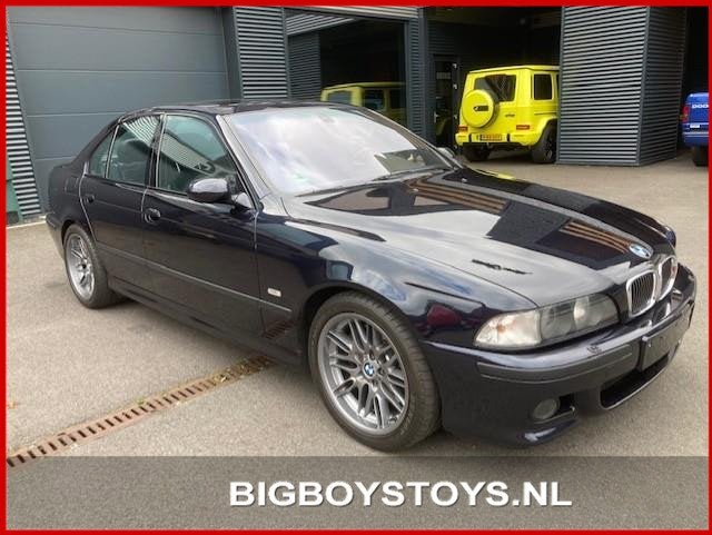 BMW M5 E39, Achterwielaandrijving, Zwart, 4 stoelen, Leder