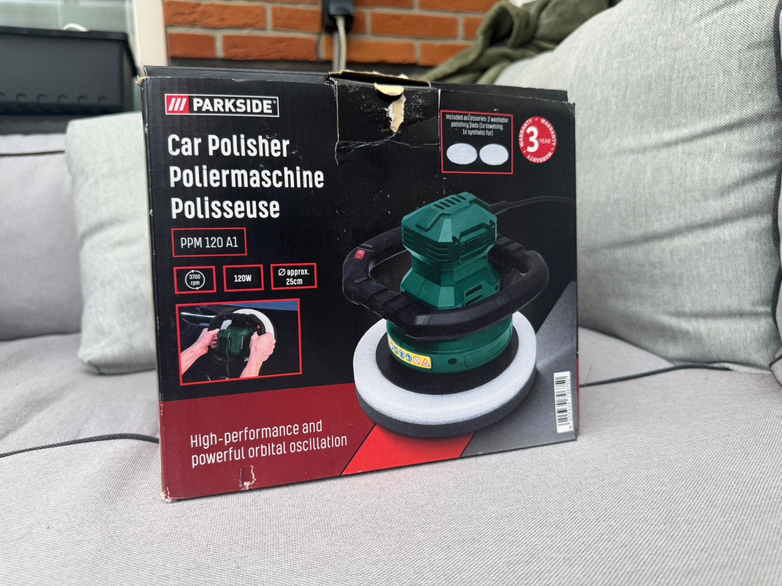 Parkside Car Polisher Bijna Nieuw Polijstmachine Poets, Ophalen