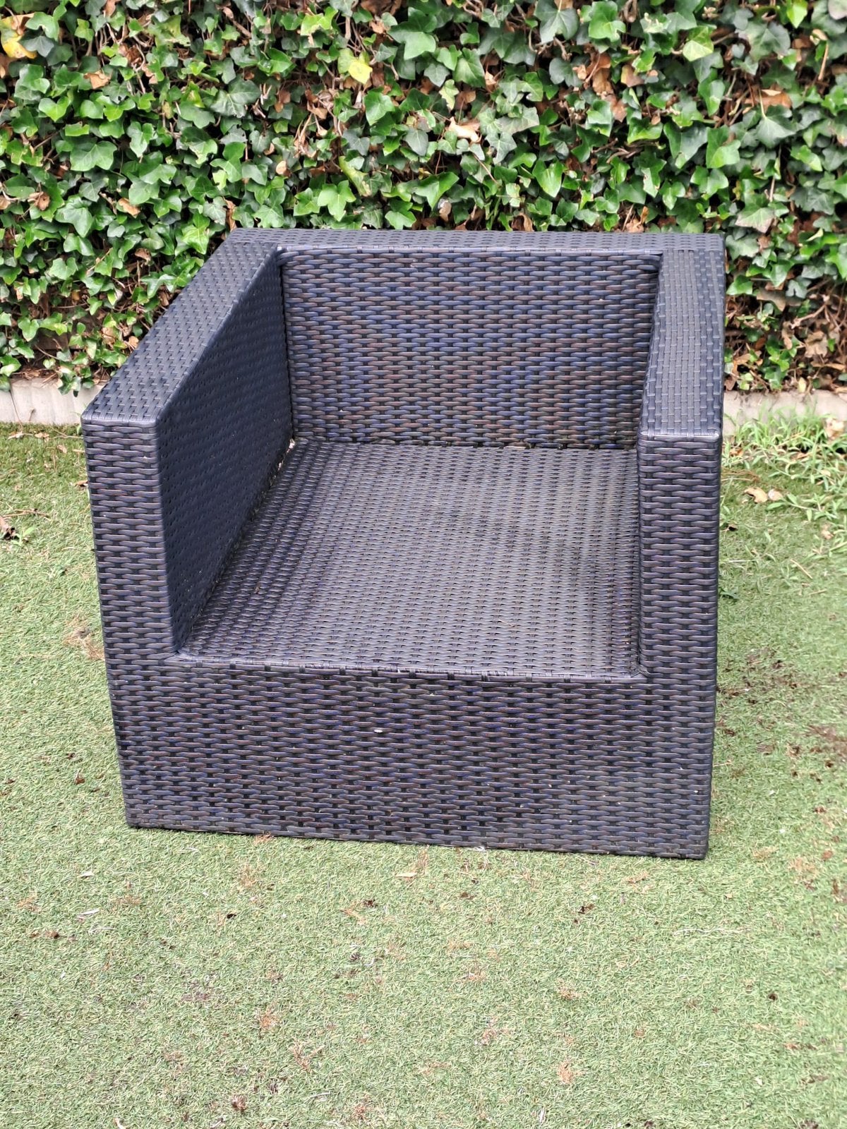 Wicker buiten fauteuil, Ophalen, Gebruikt, Wicker, Stoel