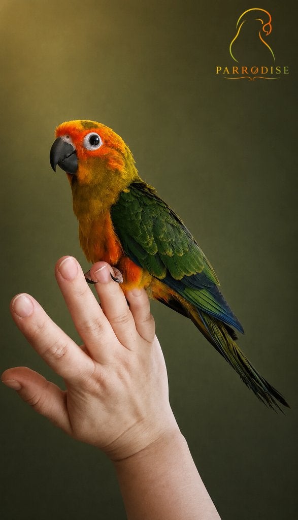 SUPER Tamme Zonparkieten 2026, Dieren en Toebehoren, Vogels | Parkieten en Papegaaien, Geslacht onbekend, Parkiet, Pratend