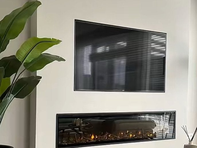 moderne elektrische sfeerhaard., Ophalen of Verzenden, Zo goed als nieuw, Vrijstaande haard, Elektrische haard