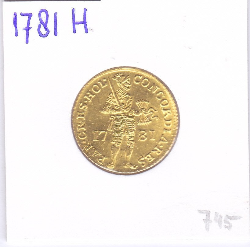 Heel erg mooie gouden dukaat 1781 Holland voor 745 euro, Vóór koninkrijk, Losse munt, Goud, Overige waardes