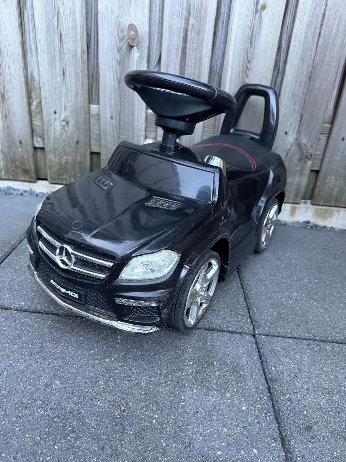 Mercedes loopauto - Zwart, Kinderen en Baby's, Speelgoed | Speelgoedvoertuigen, Ophalen, Gebruikt