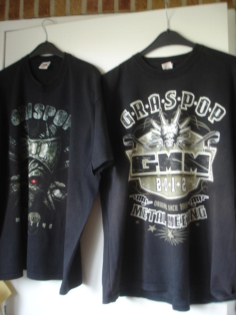 2 x Graspop t shirt, Ophalen, Zwart, Overige maten, Fruit of the loom