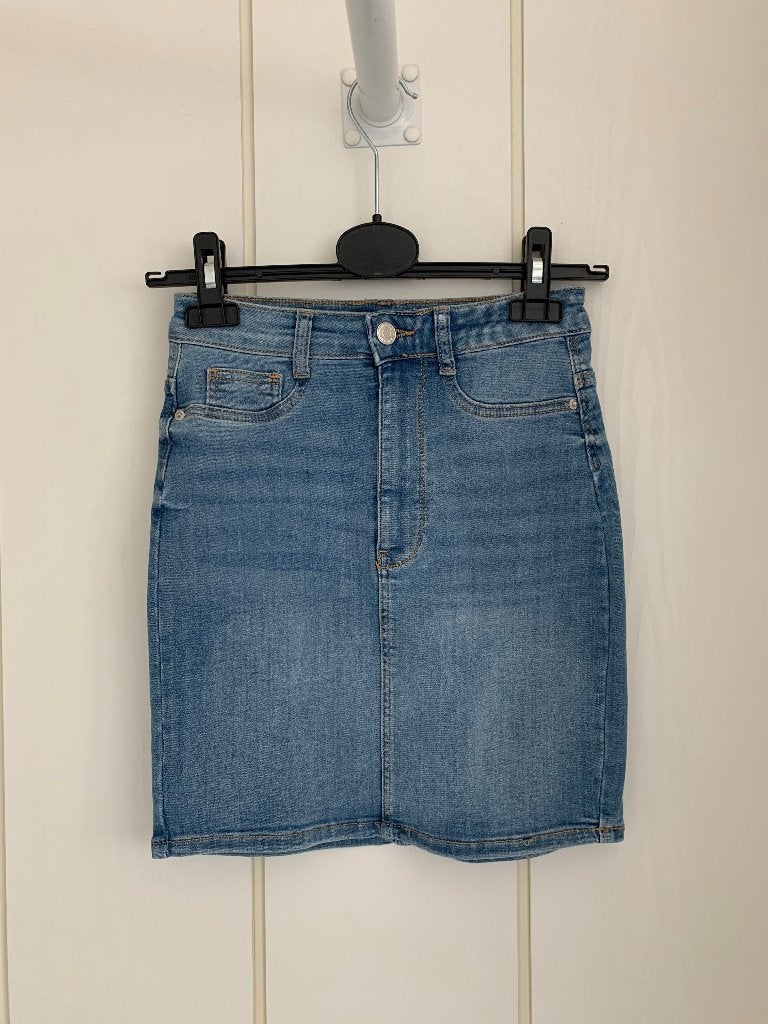 Jeans rokje kort 36, Blauw, Ophalen of Verzenden, Zo goed als nieuw, Gina tricot